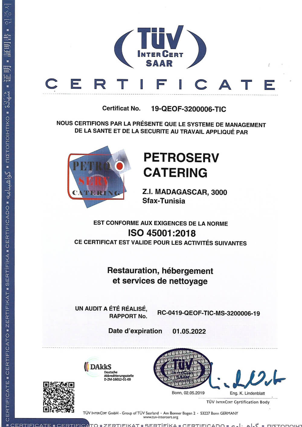 Petroserv-catering-iso45001